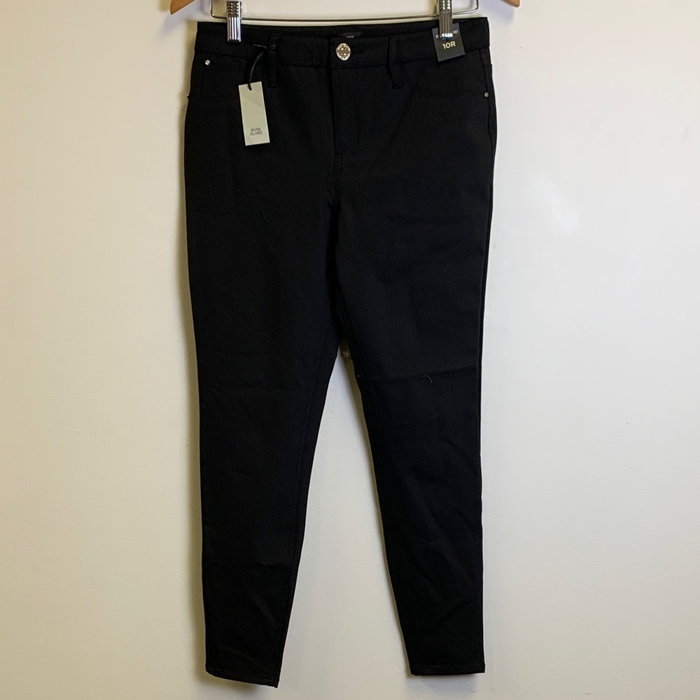 River Island Black Ankle Jeans